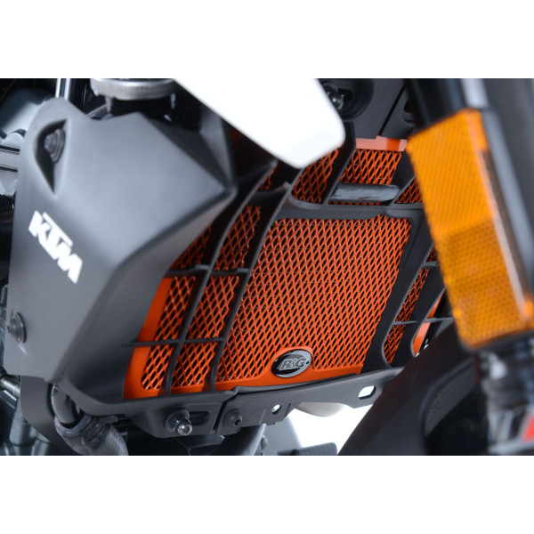 R&G R&G RADIATOR GUARD ORANGE KTM 125/200 DUKE 11>